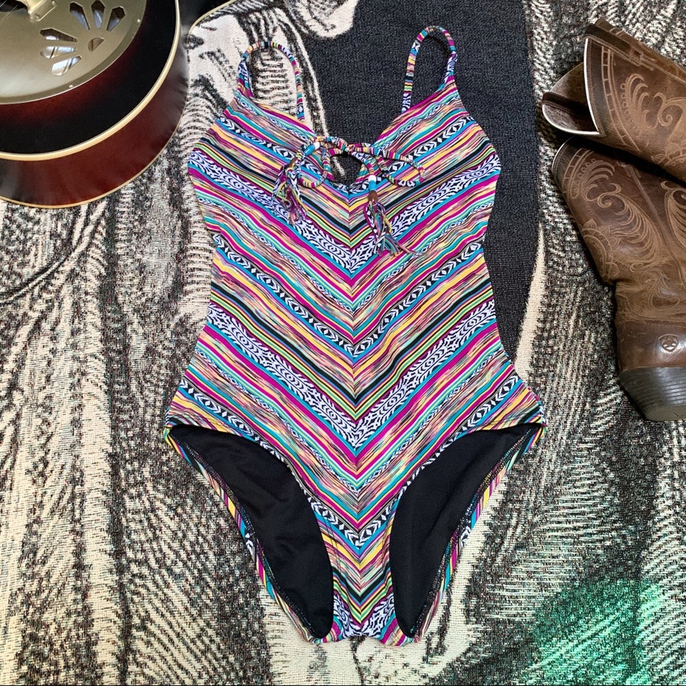 Lucky Brand Baja One Piece Swimsuit